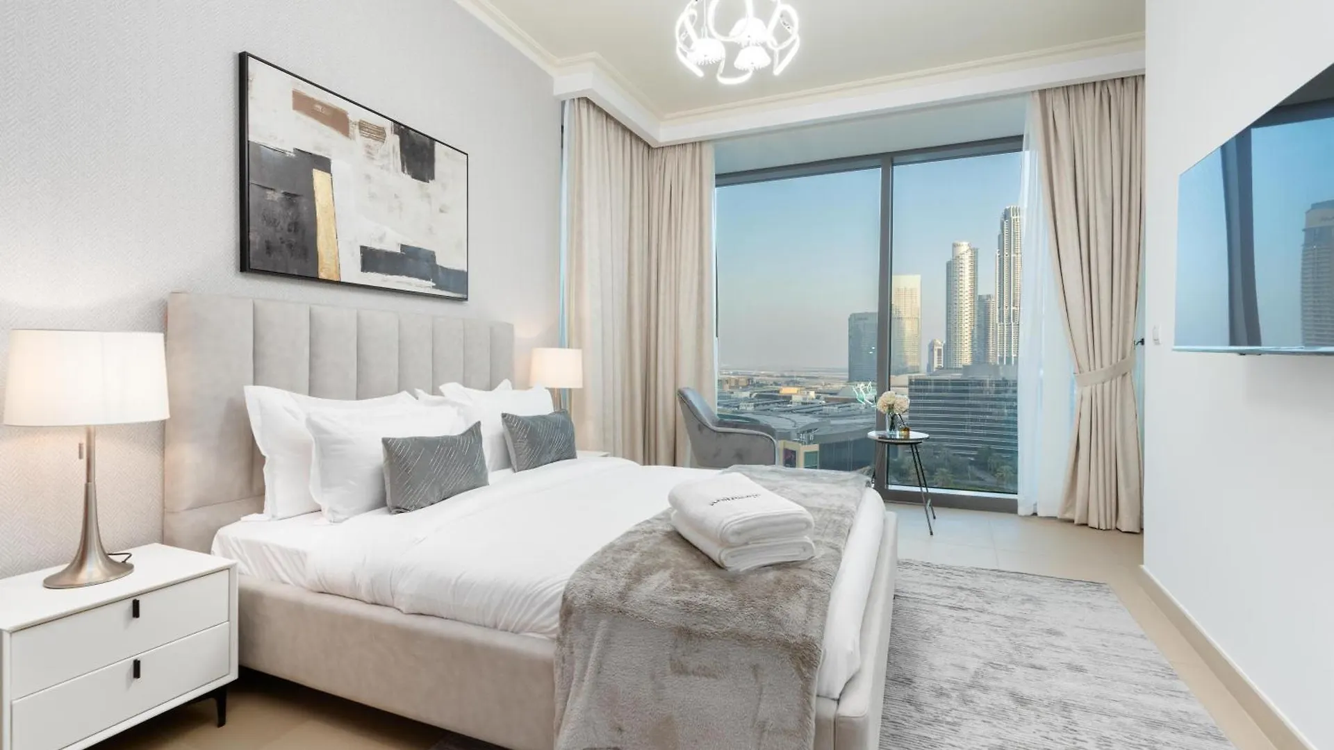 Whitesage - Unbeatable Views Of Burj Khalifa In This Huge 3Br Apartment Dubai