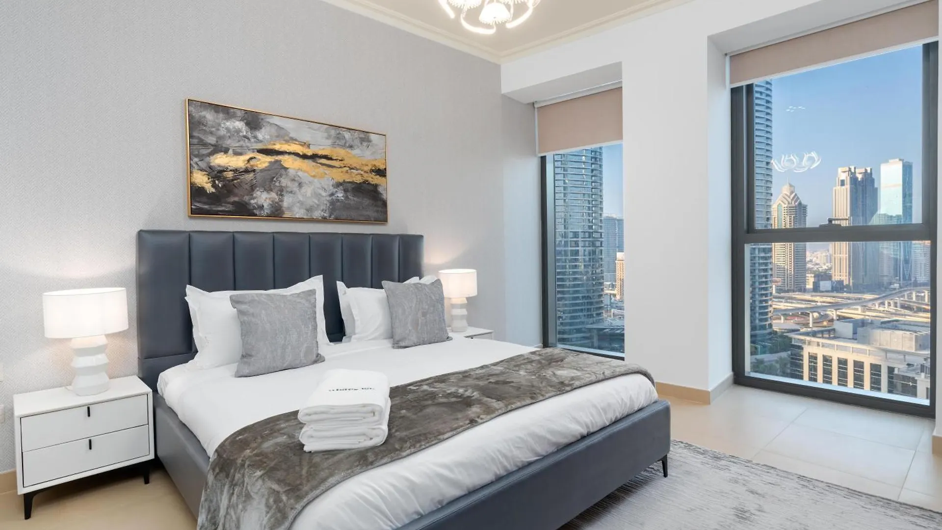 Whitesage - Unbeatable Views Of Burj Khalifa In This Huge 3Br Apartment Dubai 0*,